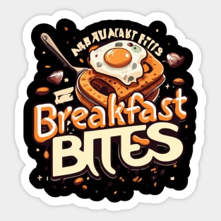 breakfast bites Sticker